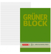 BRUNNEN Briefblöcke Grüner Block DIN A5 liniert