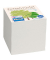 Zettelklotz 8655630, 85x85mm, geleimt, grau, Recyclingpapier, 650 Blatt