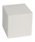 Zettelklotz 8655630, 85x85mm, geleimt, grau, Recyclingpapier, 650 Blatt