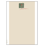 Weihnachtsbriefpapier Weihnachtsbaum / Apfel White Apple DP256, A4, 90g