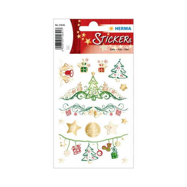 10 Stück Herma Weihnachtsetikett Weihnachtsträume 4008705156417 Herma 15 Stück