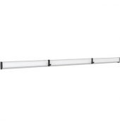 Klemmleiste 100,0 cm silber Wandmontage