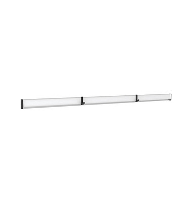 Klemmleiste 100,0 cm silber Wandmontage