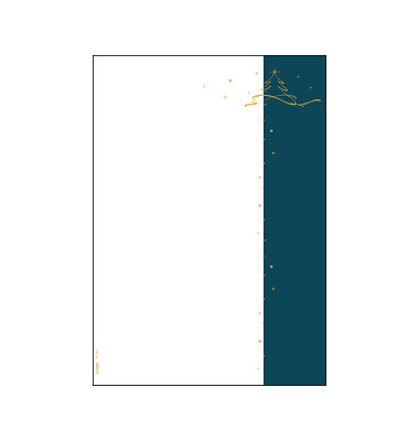 Briefpapier Weihnachtsbaum Christmas tree DP413, A4, 90g