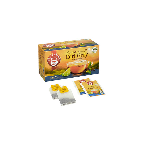 4009300016861 - Bio Schwarzer Tee Earl Grey Bio-Tee 20 Portionen 4009300016861 TEEKANNE 41 Gramm 4009300016861 - Bio Schwarzer Tee Earl Grey Bio-Tee 20 Portionen 4009300016861 TEEKANNE 41 Gramm
