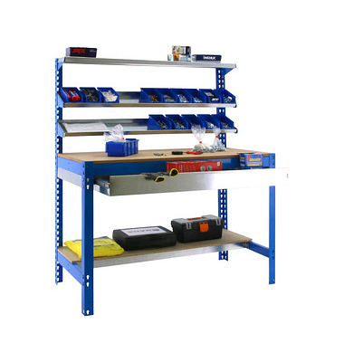 Simon Rack Werkbank SIMONWORK BT1 BOX 900 blau 91,0 x 61,0 cm