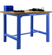 Simon Rack Werkbank SIMONWORK BT6 PLYWOOD 1200 blau 120,0 x 75,0 cm
