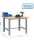 Simon Rack Werkbank SIMONWORK BT6 PLYWOOD 1200 grau 120,0 x 75,0 cm
