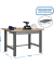 Simon Rack Werkbank SIMONWORK BT6 BOX PLYWOOD 1200 grau 120,0 x 75,0 cm