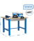Simon Rack Werkbank SIMONWORK BT6 BOX PLYWOOD 1200 blau 120,0 x 75,0 cm