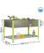 Simon Rack Pflanzkübel SIMONGARDEN URBAN TOP Metall silber, grün rechteckig 120,0 x 85,0 cm