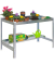 Simon Rack Pflanztisch SIMONGARDEN DESK grau 150,0 x 60,0 cm