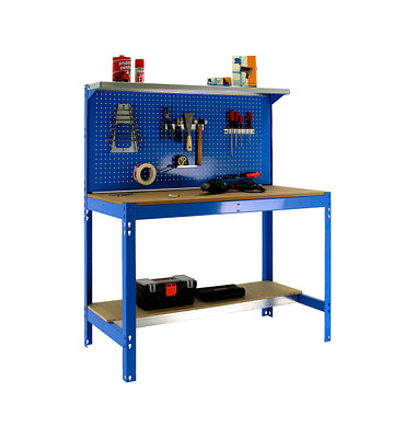 Simon Rack Werkbank SIMONWORK BT3 1200 blau 121,0 x 61,0 cm
