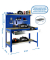 Simon Rack Werkbank SIMONWORK BT3 BOX 900 blau 91,0 x 61,0 cm