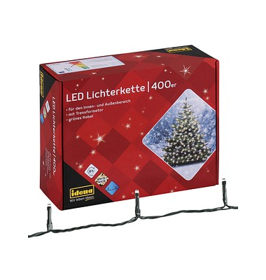 Lichterkette 31123, 400 LEDs, Länge 47,9m, warmweiß