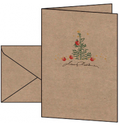 10 SIGEL Weihnachtskarten Christmas with Apples DIN A6