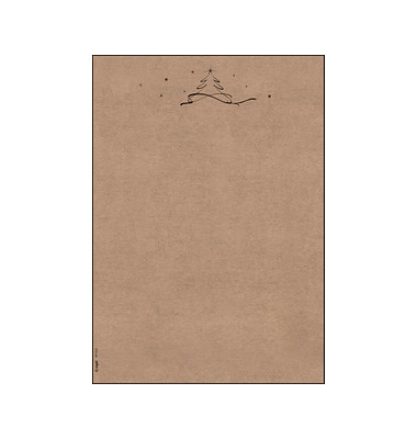 Briefpapier Christmas tree DP412 A4 100g 