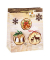 Geschenktasche 83319-SG Weihnachten Serie 9, Weihnachten, Kunststoffkordel mit Karte, 6 Motive sortiert, 26cm x 32cm