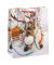 Geschenktasche 87311-SG Weihnachten Serie 11, Weihnachten, Kunststoffkordel, 6 Motive sortiert, 26cm x 32cm