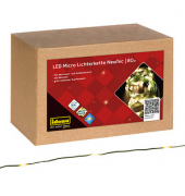 Lichterkette 31340 NewTec Micro, 80 LEDs, Länge 12,9m, warmweiß