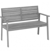 Gartenbank Maui 128650 grau Holz 120,0 cm