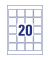 AVERY ZWECKFORM 6252-10 permanent