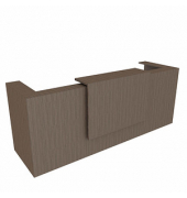 Quadrifoglio Empfangstheke eukalyptus 285,0 x 88,0 x 113,0 cm