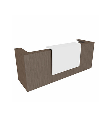 Quadrifoglio Empfangstheke eukalyptus, weiß 285,0 x 88,0 x 113,0 cm