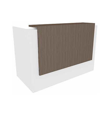 Quadrifoglio Empfangstheke weiß, eukalyptus 166,0 x 88,0 x 113,0 cm