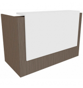 Quadrifoglio Empfangstheke eukalyptus, weiß 166,0 x 88,0 x 113,0 cm