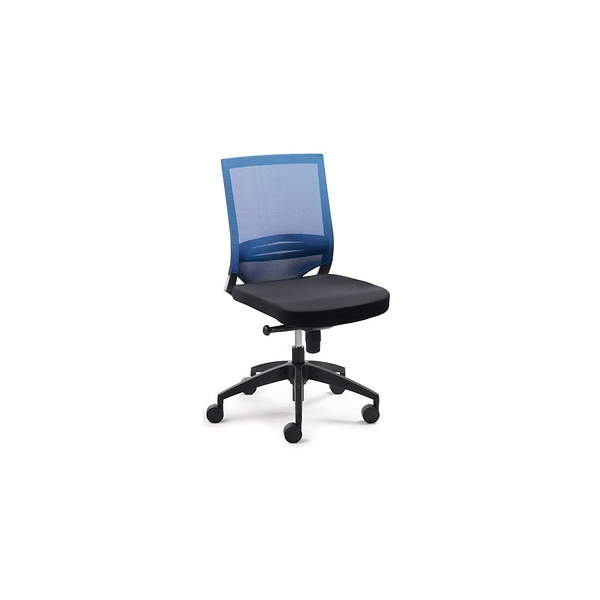 Mayer Bürostuhl myOPTIMAX, blau/schwarz / schwarz, bis 120kg, ohne Kopfstütze 4032376019153 Mayer