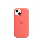 Apple Silikon Case mit MagSafe Handyhülle für Apple iPhone 13 mini pink pomelo