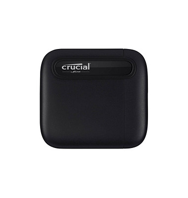 crucial X6 2 TB externe Festplatte schwarz