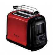 Toaster LT261D LT261D, rot/schwarz, 850 Watt