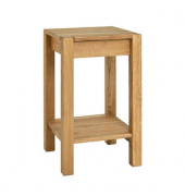Beistelltisch 30316, 60cm (H), 35x35cm (BxT), rechteckig, eiche