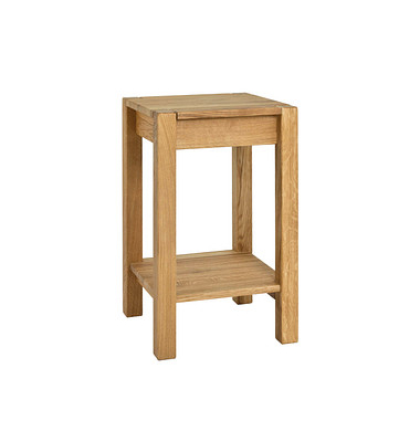Beistelltisch 30316, 60cm (H), 35x35cm (BxT), rechteckig, eiche