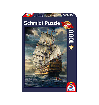 Schmidt Segel gesetzt! Puzzle 1000 Teile