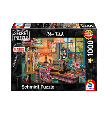 Schmidt Steve Read - Secret Puzzle Im Nähzimmer Puzzle 1000 Teile