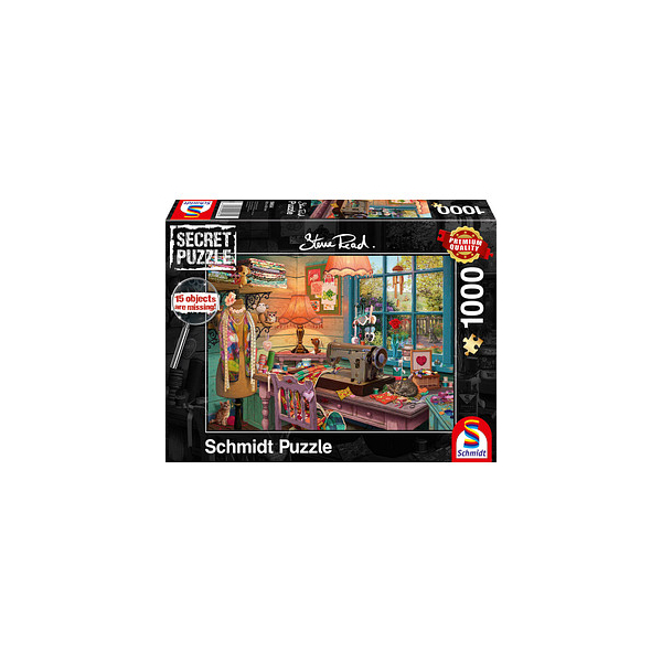 4001504596545 - Steve Read - Secret Puzzle Im Nähzimmer Puzzle 1000 Teile 4001504596545 Schmidt 4001504596545 - Steve Read - Secret Puzzle Im Nähzimmer Puzzle 1000 Teile 4001504596545 Schmidt