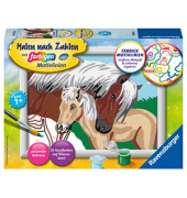 Ravensburger Malen-nach-Zahlen Liebevolle Stute