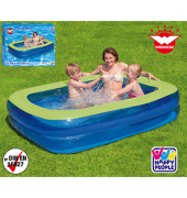 Planschbecken Family Pool blau, grün 200,0 x 150,0 x 50,0 cm