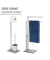 WENKO WC-Garnitur Granit grau Stein