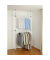 WENKO Teleskop-Garderobe Herkules 50610100 grau Metall 75,0 - 120,0 x 165,0 - 300,0 cm