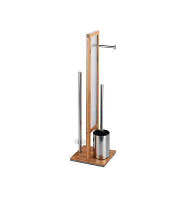 WENKO WC-Garnitur Rivalta braun, weiß Holz