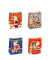 Geschenktasche 88019-SG Weihnachten Serie 3, Weihnachten, Papierkordel, 4 Motive sortiert Weihnachtsmann, 18cm x 23cm