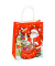 Geschenktasche 88019-SG Weihnachten Serie 3, Weihnachten, Papierkordel, 4 Motive sortiert Weihnachtsmann, 18cm x 23cm