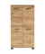MÖBELPARTNER Badschrank Nora eiche landhaus 59,8 x 32,6 x 116,9 cm