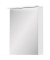 MÖBELPARTNER Spiegelschrank Basic kreideweiß 50,4 x 23,7 x 72,3 cm