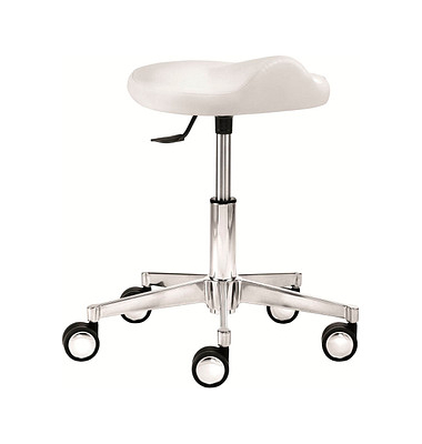 Hocker 1291_30582 myXPERT - Comfortsitz, schwarz, mit Rollen, h&ouml;henverstellbar, bis 120kg