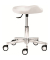 Hocker 1291_30582 myXPERT - Comfortsitz, schwarz, mit Rollen, h&ouml;henverstellbar, bis 120kg